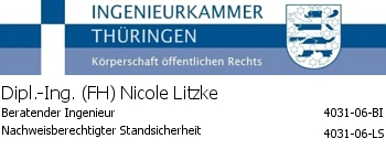 Ingenieurkammer Thüringen LOGO Nicole Litzke - beratender Ingenieur